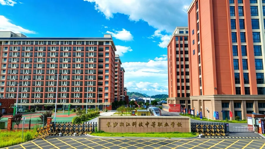 长沙湘江科技中等职业学校校园环境