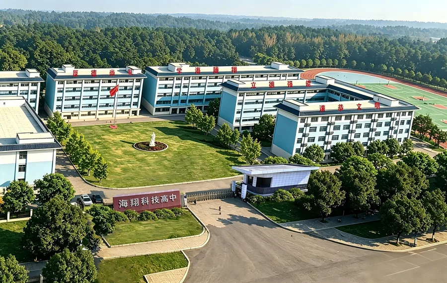 慈利县海翔科技职业高中有限公司校园环境